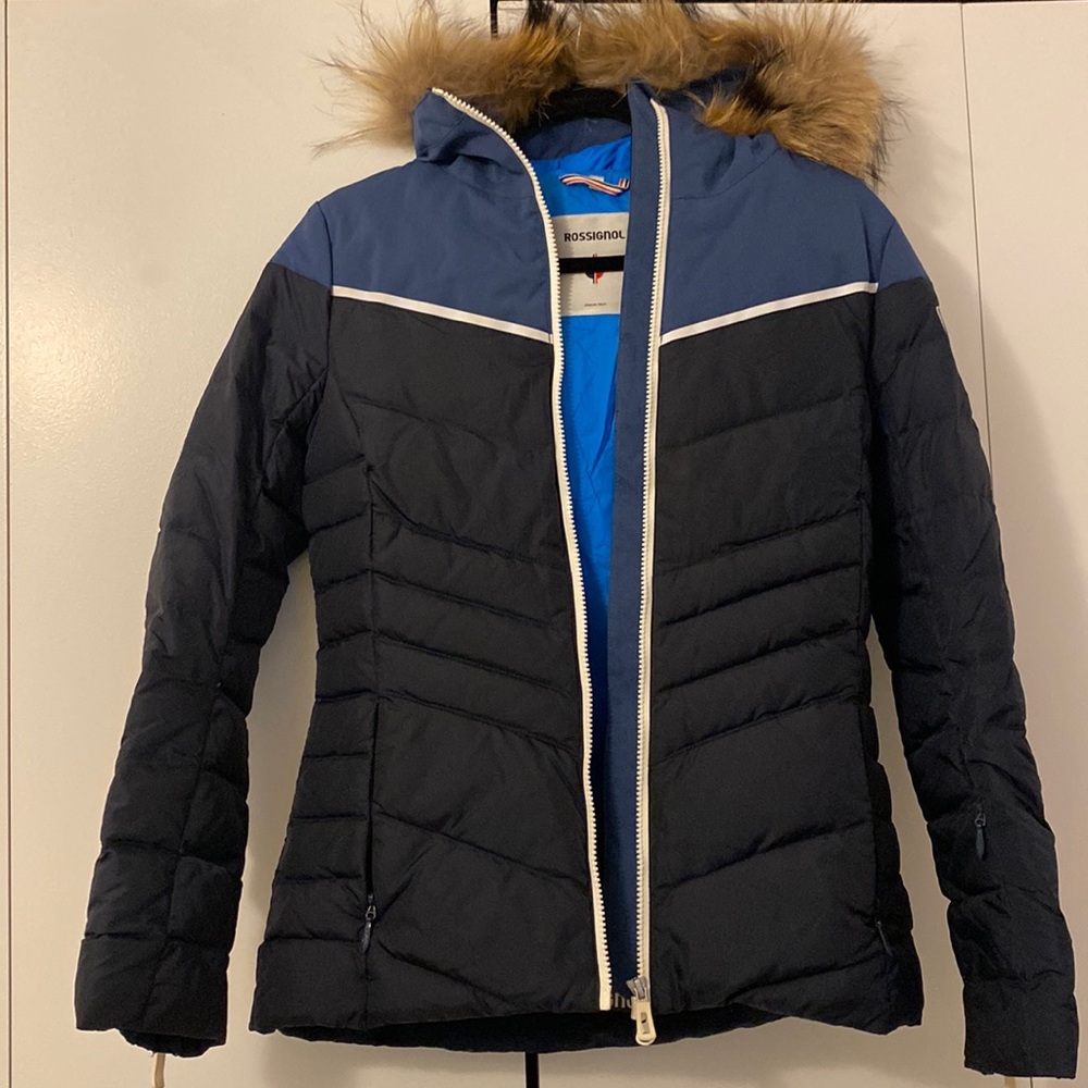 Rossignol ski jacket women’s mjr jkt blue size small